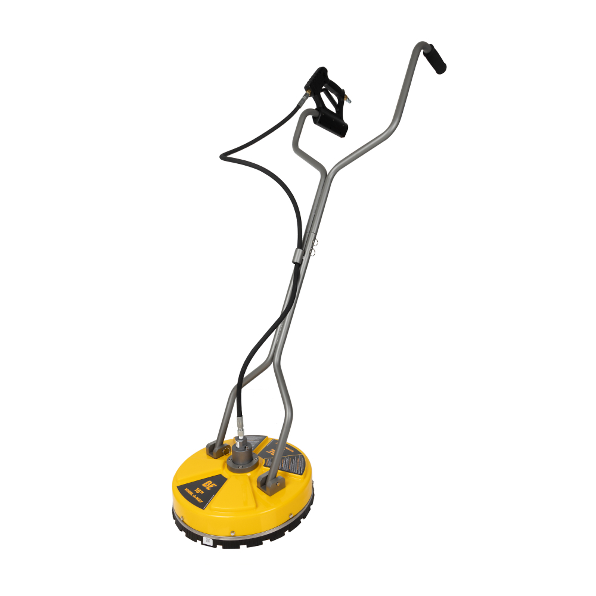 BE Power Equipment Whirl-A-Way 16in. Commercial Pressure Washer Surface Cleaner, 5000 PSI, 8.0 GPM, Model# 85.403.003